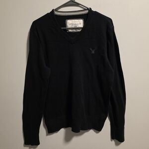 American Eagle Outfitters Men's Black Sweater